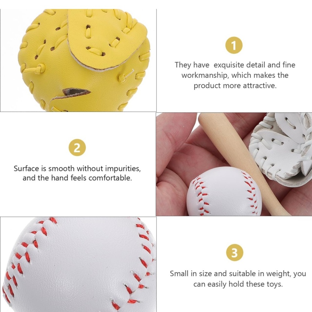 Doll baseball set